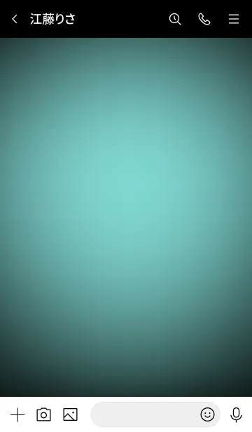 [LINE着せ替え] Tiffany Blue Neon Theme Vr.5 (JP)の画像3