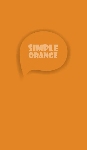 [LINE着せ替え] Love Orange Button Theme Vr.3 (JP)の画像1