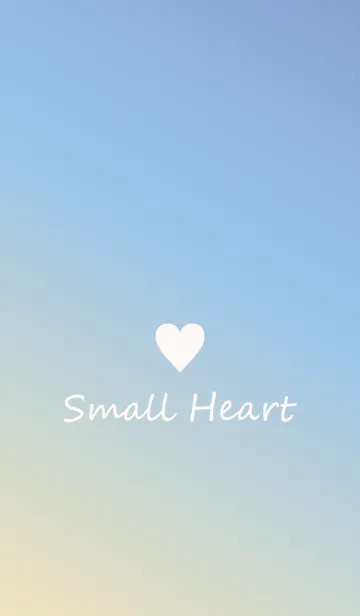 [LINE着せ替え] Small Heart *Yellow+Blue+Purple*の画像1