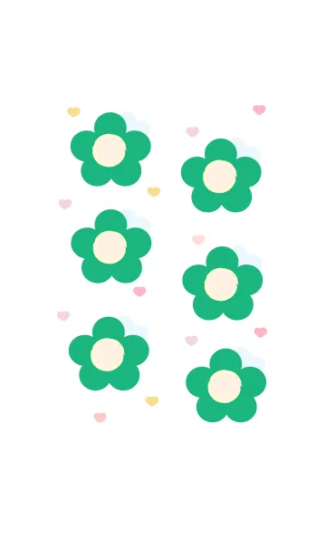 [LINE着せ替え] Lovely mini flower 127 :)の画像1