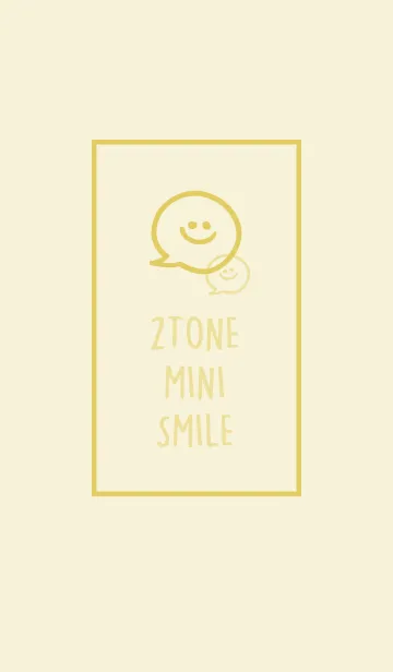 [LINE着せ替え] 2トーン ミニ スマイル 46の画像1