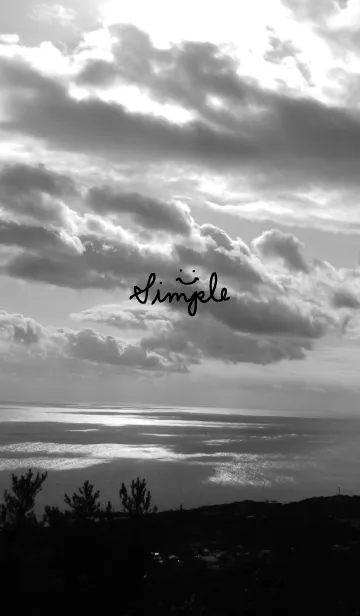 [LINE着せ替え] モノクロ写真 スマイル7の画像1