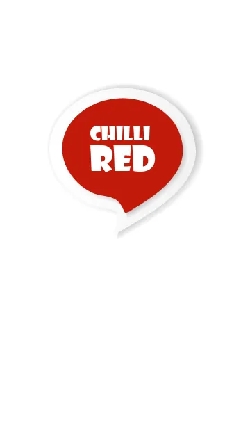 [LINE着せ替え] Chilli Red Button In White V.3 (JP)の画像1