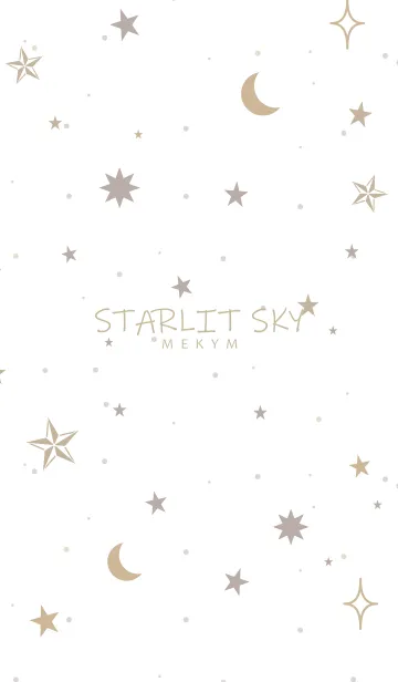 [LINE着せ替え] SIMPLE STARLIT SKY - MEKYM - 17の画像1