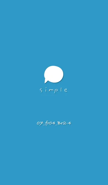 シンプル7 fr04 シアン ブラウン2-4の着せ替えメイン画像