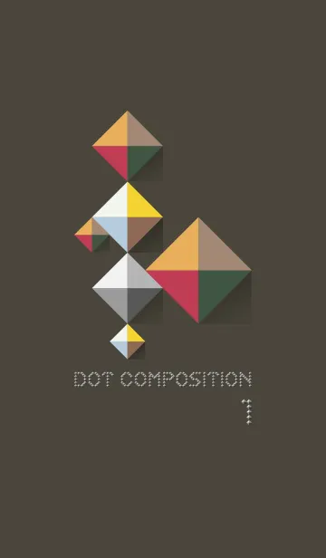 [LINE着せ替え] ドット・コンポジションの着せ替え (No.1)の画像1