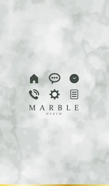 [LINE着せ替え] MARBLE -SIMPLE MONOTONE- 32の画像1