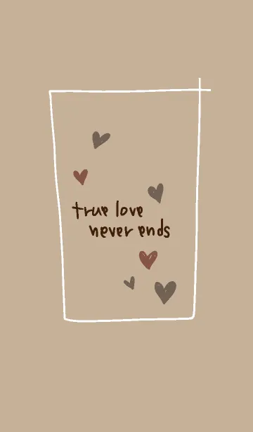 [LINE着せ替え] true love never ends 5の画像1