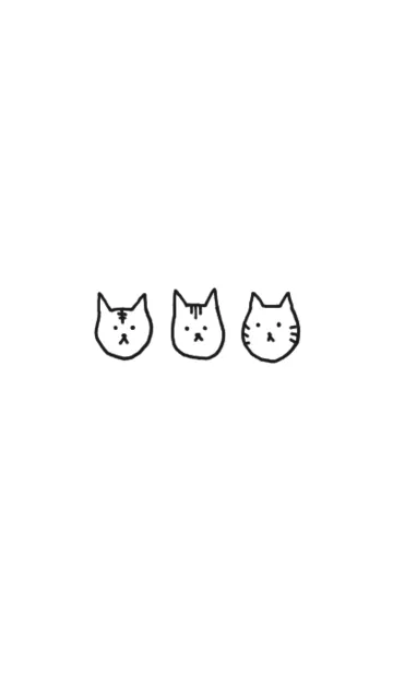 [LINE着せ替え] ゆるーい ねこ トラ柄の画像1