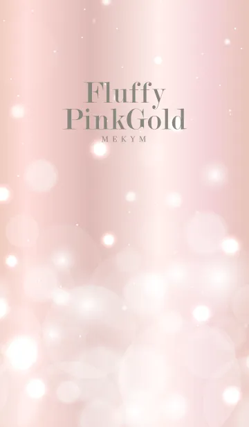 -Fluffy Pink Gold- MEKYM 25の着せ替えメイン画像
