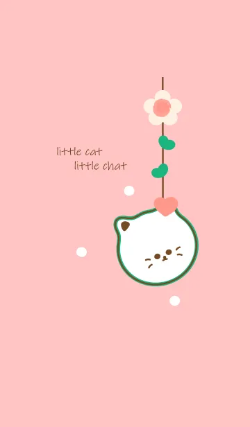 [LINE着せ替え] little cat with little heart 50の画像1