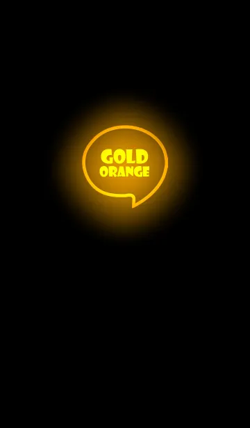 [LINE着せ替え] Gold Orange Neon Theme Vr.6 (JP)の画像1