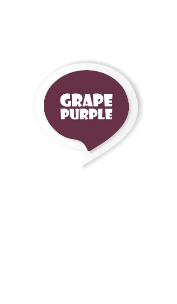 [LINE着せ替え] Grape Purple Button In White V.3 (JP)の画像1