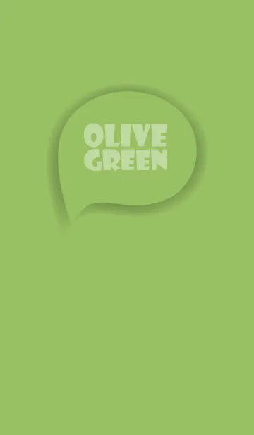 [LINE着せ替え] Love Olive Green Button Theme Vr.3 (JP)の画像1