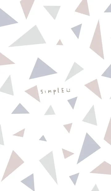 [LINE着せ替え] シンプル大人 三角11の画像1