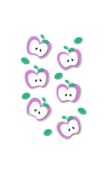 [LINE着せ替え] Yummy apples theme 87 :)の画像1