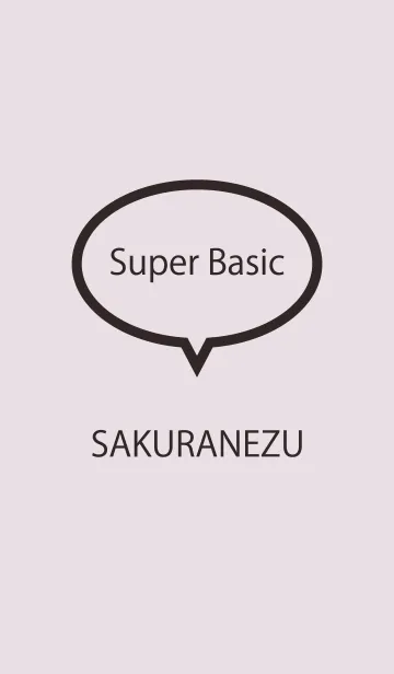 [LINE着せ替え] Super Basic SAKURANEZUの画像1