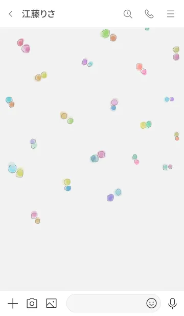 [LINE着せ替え] はなはな(シンプル)の画像3