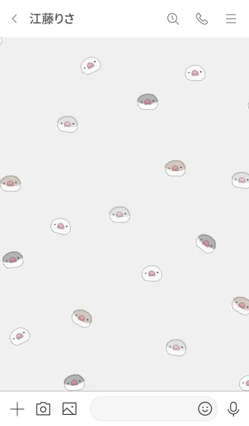 [LINE着せ替え] ブンチョさん2(シンプル)の画像3