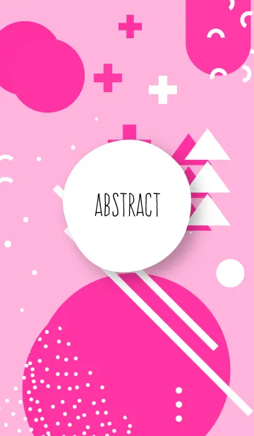 [LINE着せ替え] Abstract Geometric Cotton Candy 2の画像1