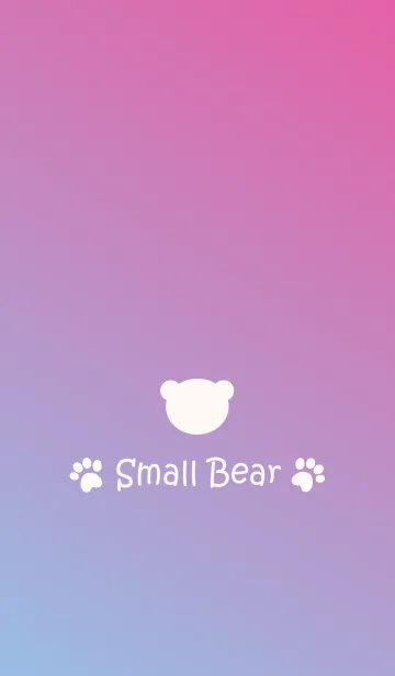 [LINE着せ替え] Small Bear *BLUEBERRY*の画像1