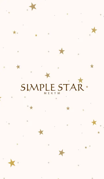 [LINE着せ替え] SIMPLE STAR -NATURAL YELLOW- 31の画像1