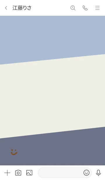 [LINE着せ替え] 3色カラースマイル8の画像3