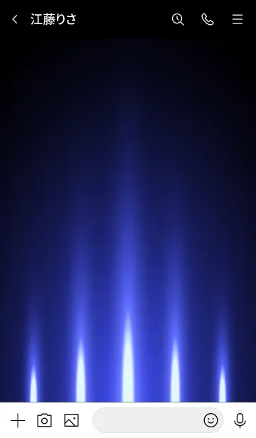 [LINE着せ替え] SMALTBLUE LIGHT. -MEKYM-の画像3