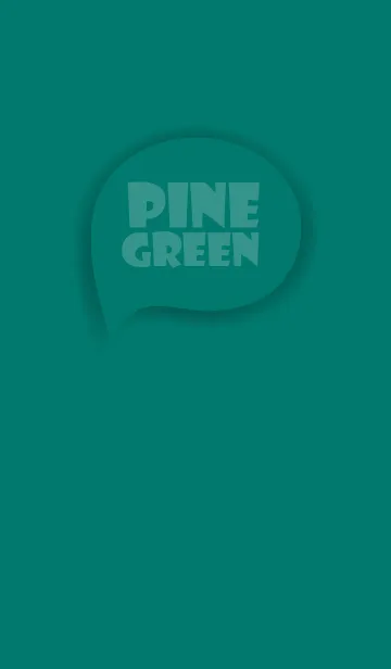 [LINE着せ替え] Love Pine Green Button Theme Vr.3 (JP)の画像1