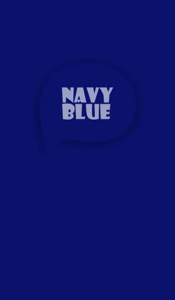 [LINE着せ替え] Love Navy Blue Button Theme Vr.3 (JP)の画像1