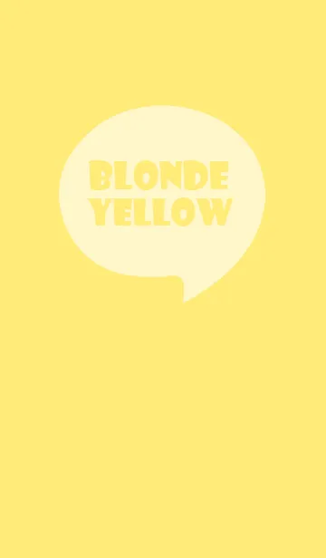 [LINE着せ替え] Blonde Yellow Theme Vr.6 (JP)の画像1