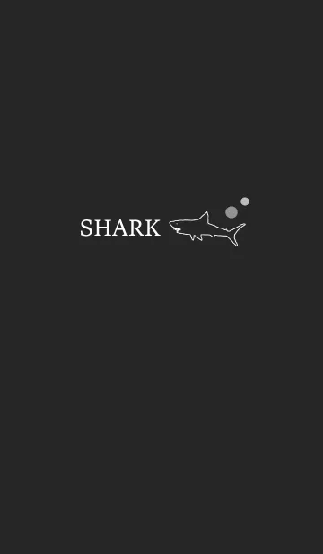 [LINE着せ替え] SHARK -black-の画像1