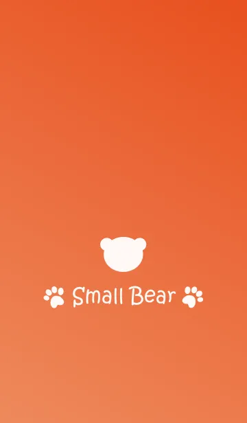 Small Bear *ORANGE*の着せ替えメイン画像