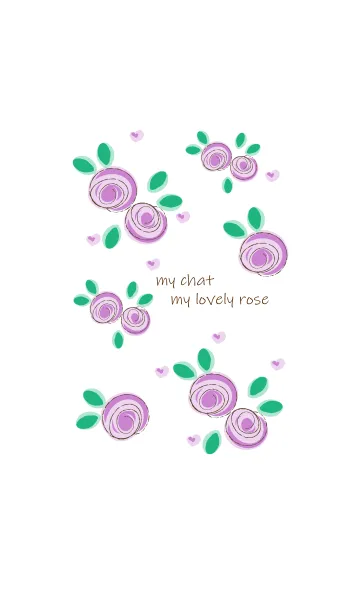[LINE着せ替え] My chat my lovely rose 37の画像1