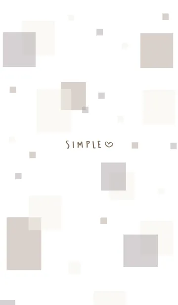 [LINE着せ替え] 大人シンプル四角9の画像1