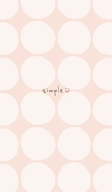 [LINE着せ替え] シンプル 円 ピンク5の画像1