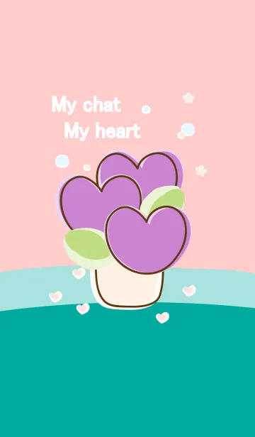 [LINE着せ替え] My chat my heart flower 36の画像1