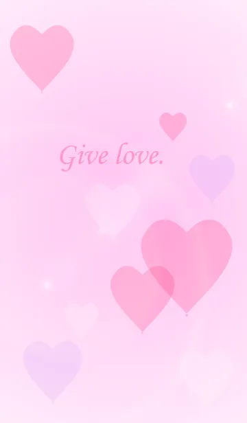 [LINE着せ替え] Give love.の画像1