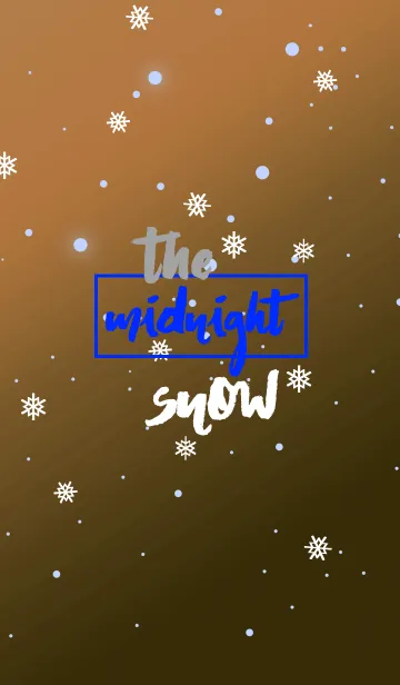 [LINE着せ替え] ザ ミッドナイト スノー 31の画像1