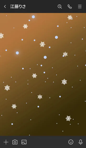 [LINE着せ替え] ザ ミッドナイト スノー 31の画像3