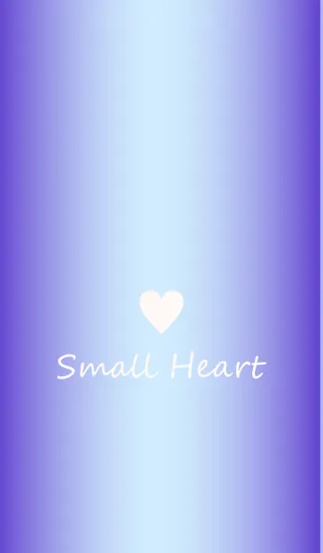 [LINE着せ替え] Small Heart *GlossyPurple 4*の画像1