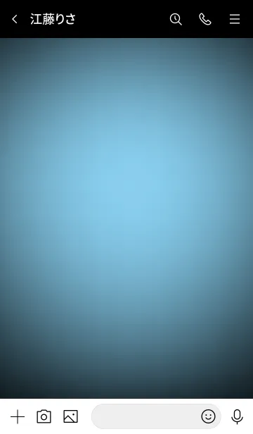 [LINE着せ替え] Baby Blue And Black Vr.5 (JP)の画像3