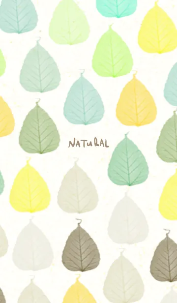 [LINE着せ替え] 葉っぱ 茶 緑9の画像1