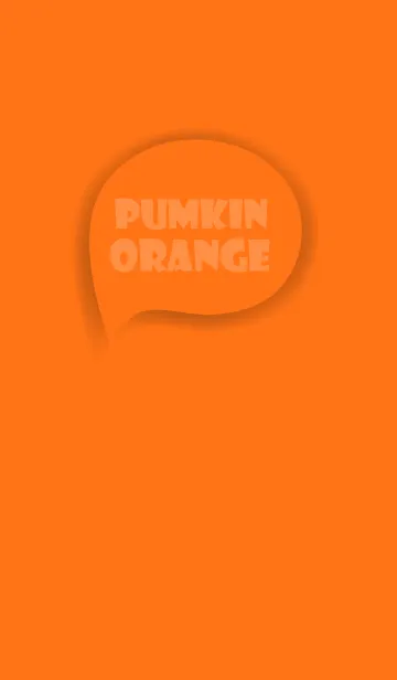 [LINE着せ替え] Love Pumpkin Orange Button Vr.3 (JP)の画像1