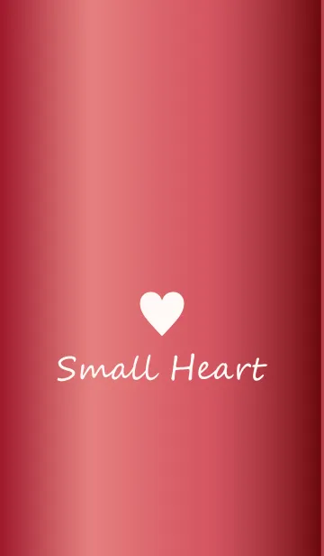 [LINE着せ替え] Small Heart *GlossyRed 5*の画像1