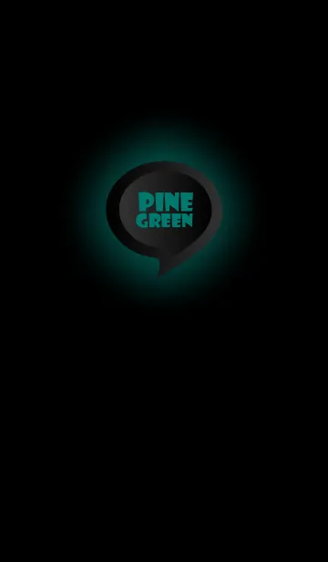 [LINE着せ替え] Pine Green Button In Black V.4 (JP)の画像1