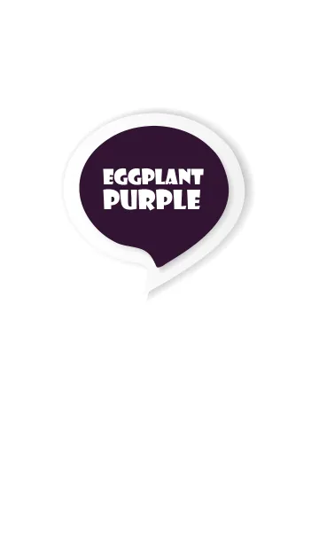 [LINE着せ替え] Eggplant Purple Button In White V.3 (JP)の画像1