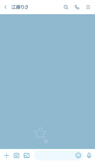 [LINE着せ替え] ゆるい手書きのお星様 3の画像3