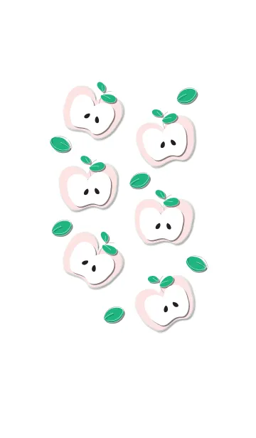 [LINE着せ替え] Yummy apples theme 88 :)の画像1