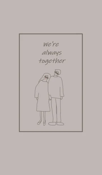 [LINE着せ替え] We're always together.*の画像1